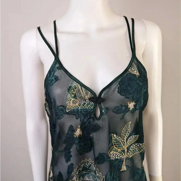 Vintage  80's Sheer Nightgown - M - Picture 4 of 6
